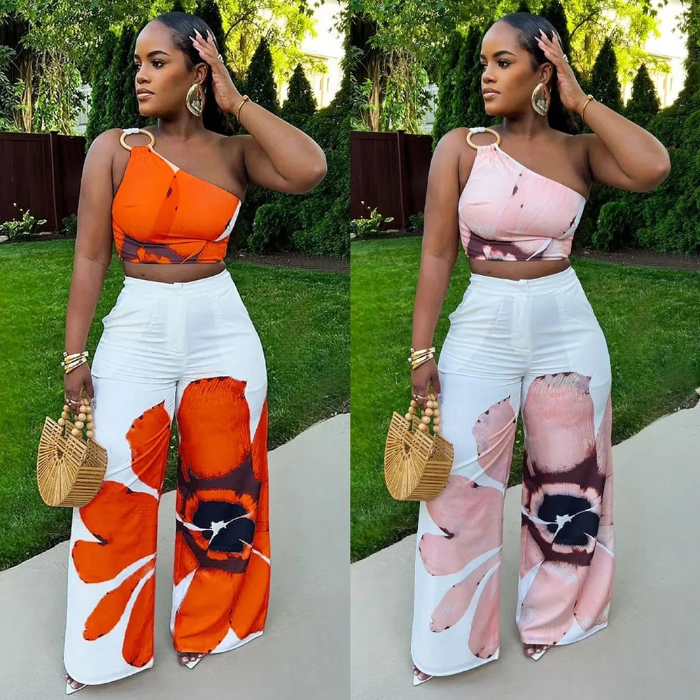 Vibrant Orange Midi Dress with Modern Silhouette